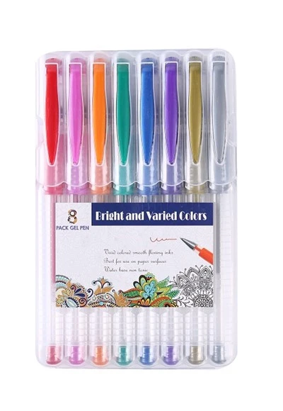 Set kovinskih gel peres
